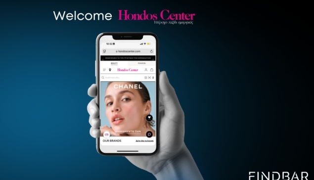 Τα Hondos Center επιλέγουν το Findbar για αναβάθμιση της on-site αναζήτησης